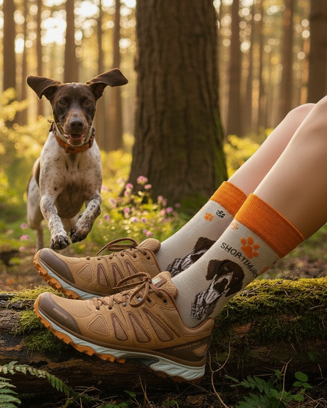 Shorthaired Pointer Dog Socks Hunting Breed Edition